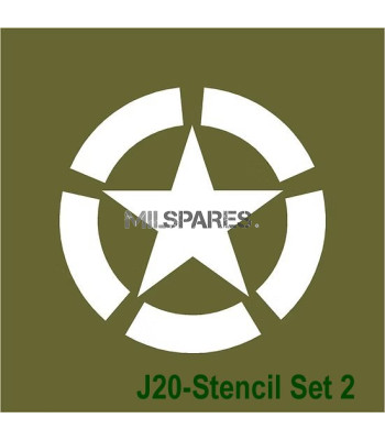 Stencil set w broken circle